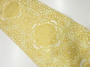  リサイクル　川島織物製　唐花模様織出し袋帯